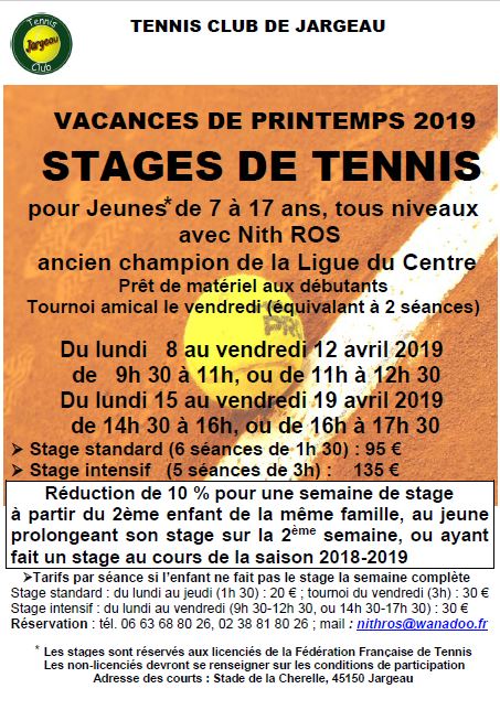 stage tennis
